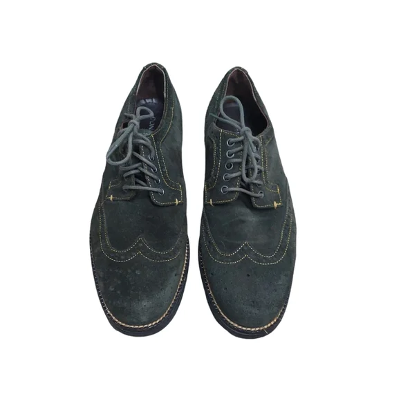 Donald J Pliner green suede Oxford wing tip shoes size 8.5 Amazon.com | Signature Donald J Pliner Mens Cane-ZB Wingtip  main image 3